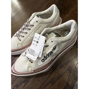 Adidas Originals Hypersleek Womens 8 Platform White Rose Gold Shoes FV4084